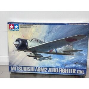 Tamiya Mitsubishi‎ A6M2 Zero Fighter Zeke 1/48 Scale Aircraft Model Kit 2007